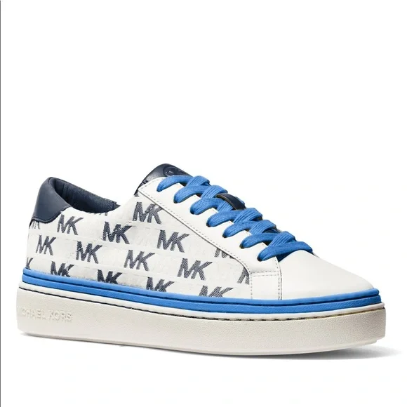 Michael Kors Chapman Lace Up Platform Sneakers Size 11 New without Box Authentic - Picture 3 of 10